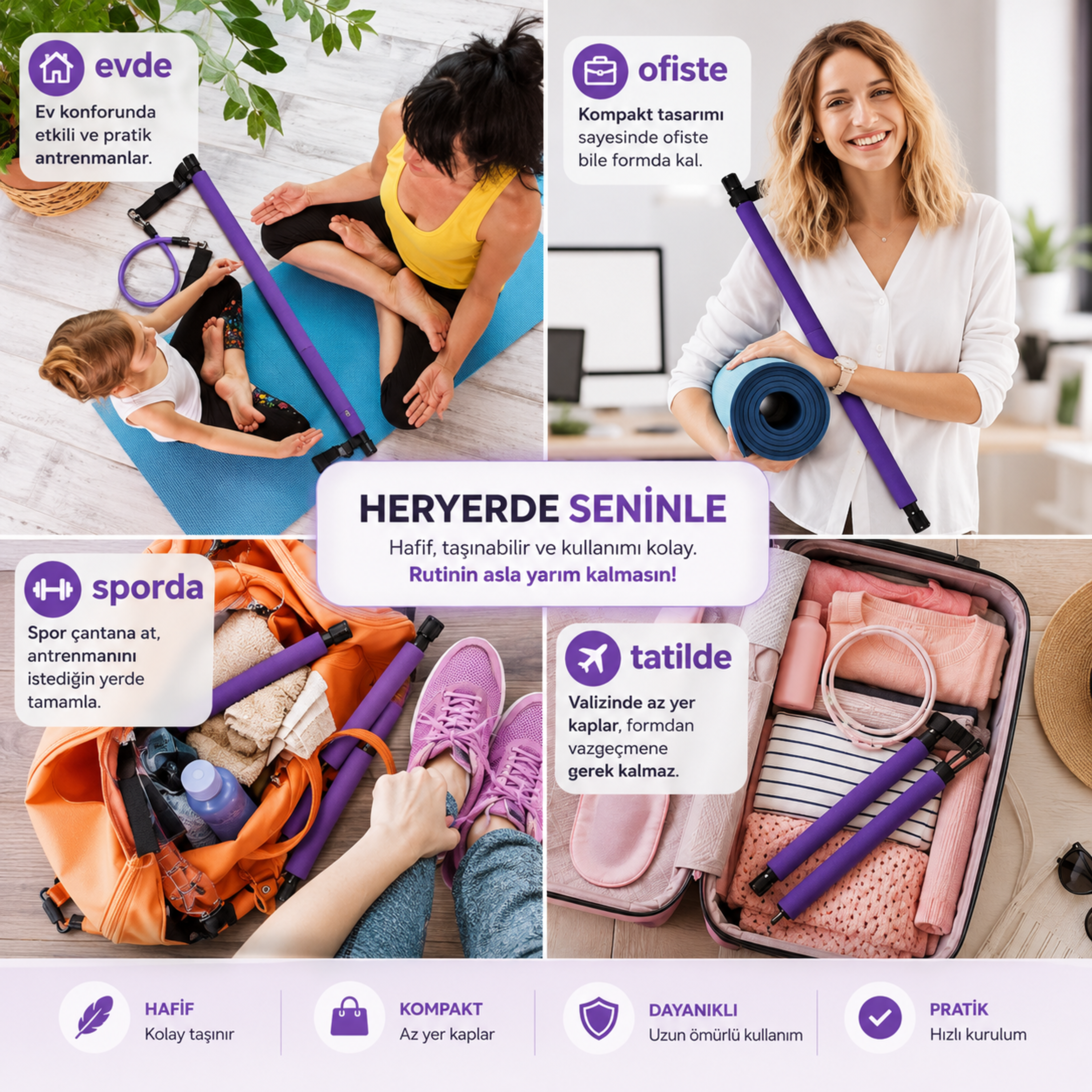 movefit Sıkılaştıran Pilates Barı