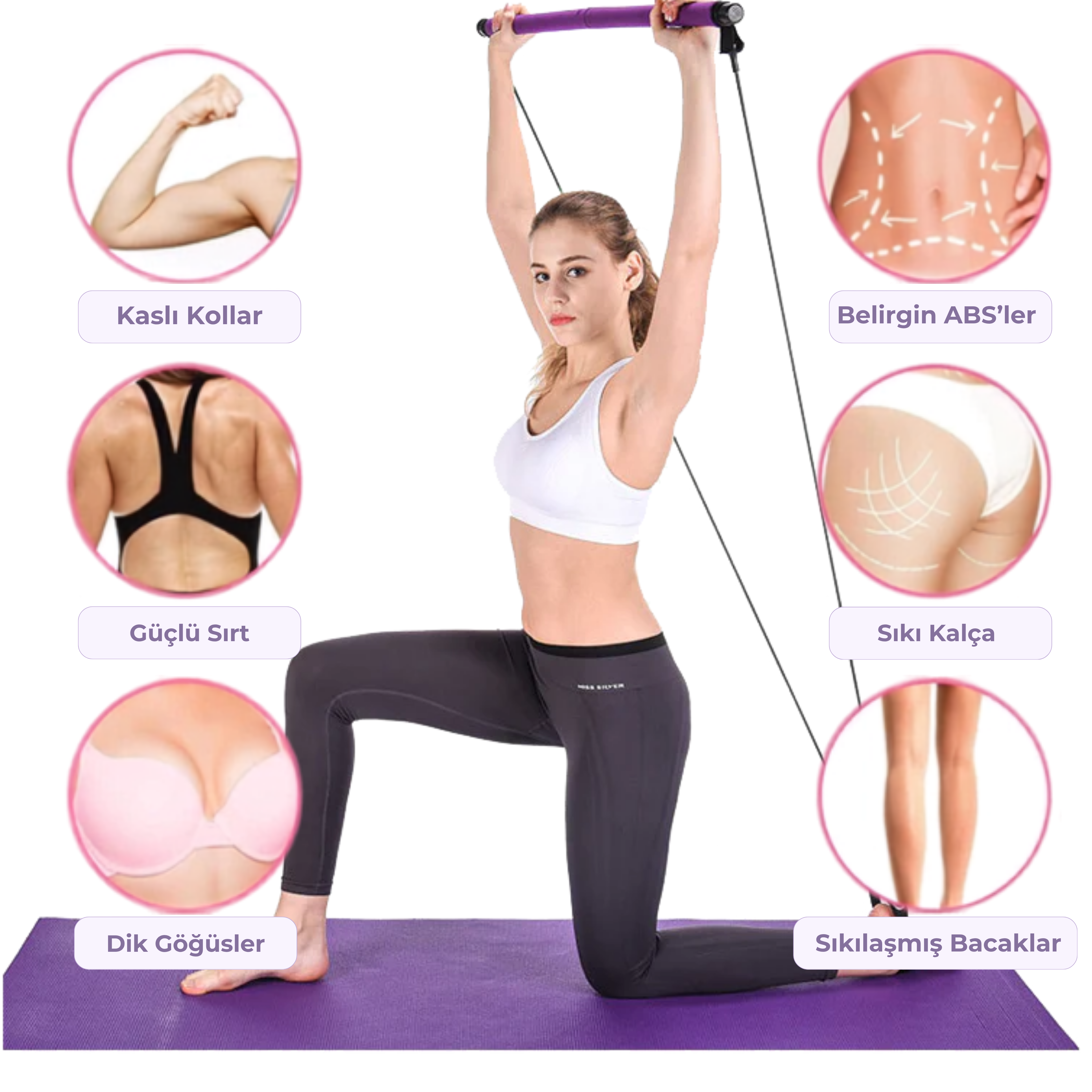 movefit Sıkılaştıran Pilates Barı