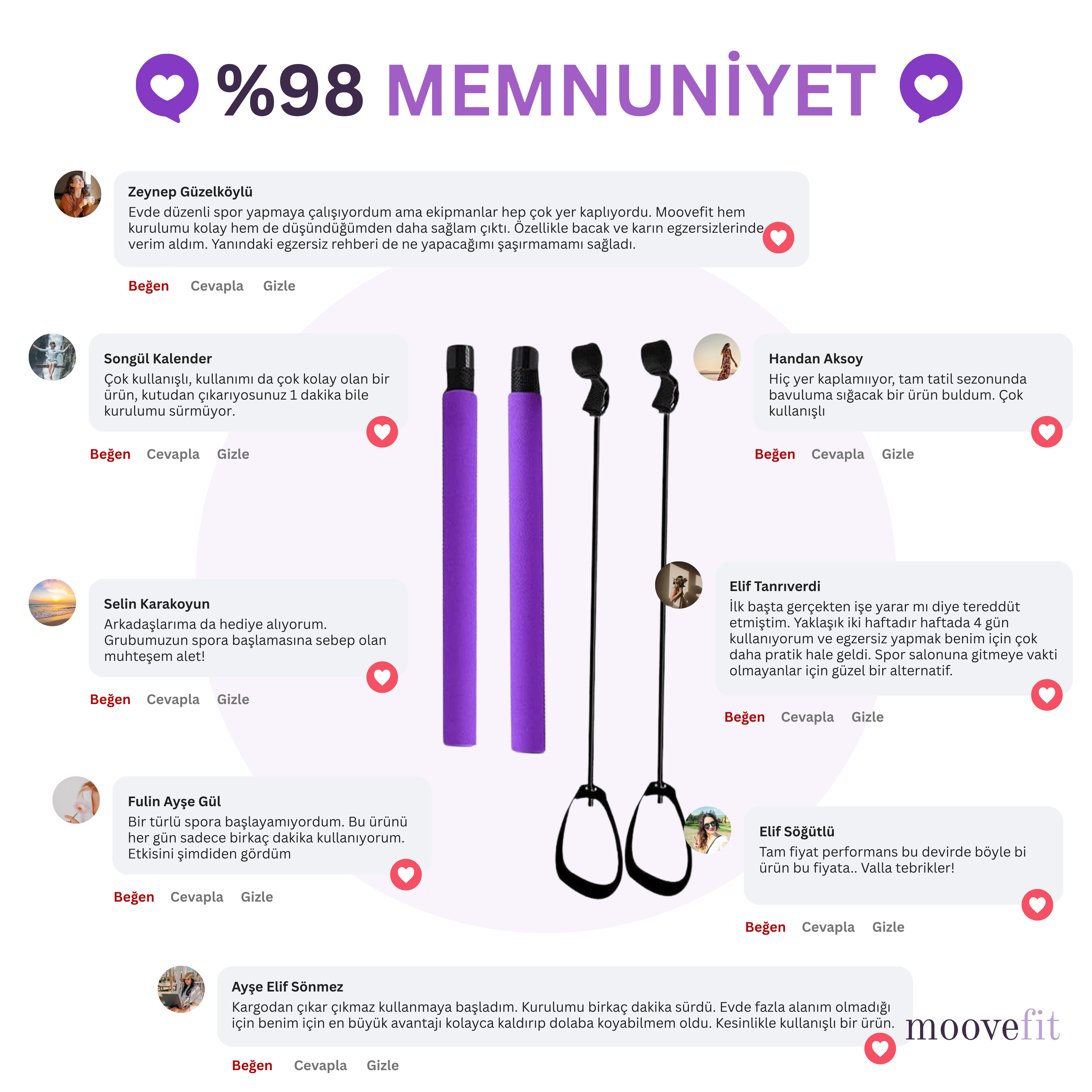movefit Sıkılaştıran Pilates Barı